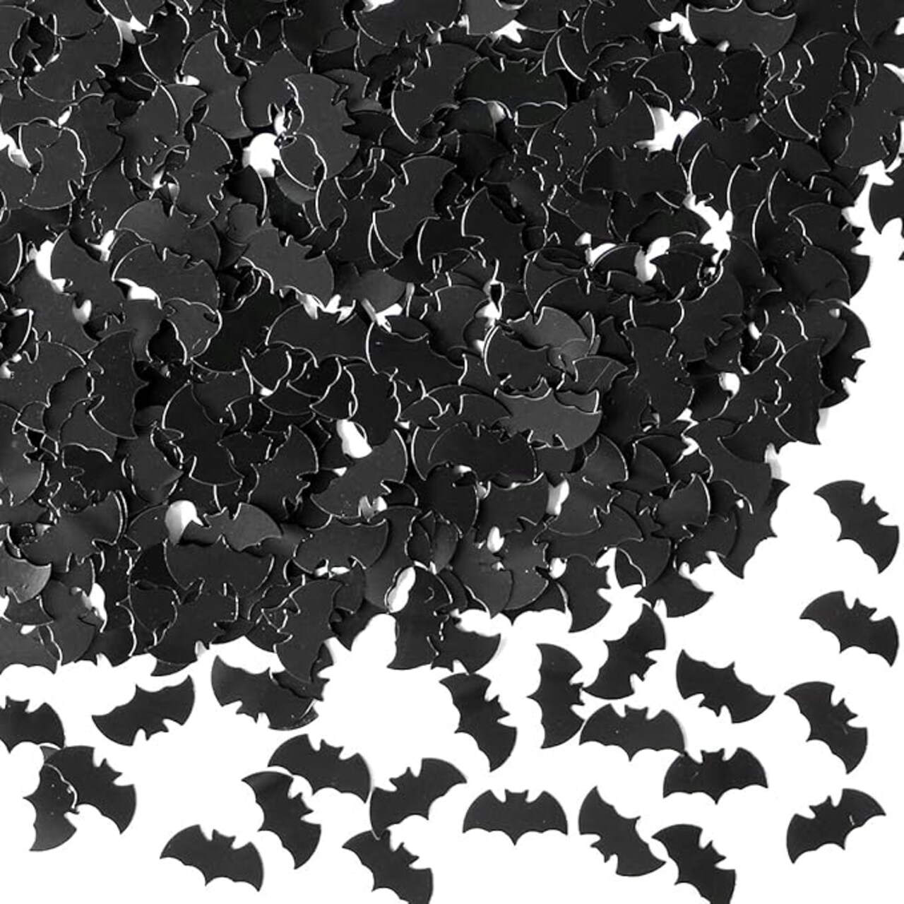 800PCS Halloween Bat Confetti Black Bat Table Confetti Black Bat Table Decorations Shiny Bat Sparkles for Halloween Themed Baby Shower Kids Birthday Party Decor